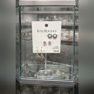 Three piece Kim Rodger earring set